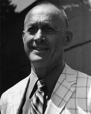 University of Oregon track coach Bill Bowerman taken during the 1970s or 1980s University of Oregon track coach Bill Bowerman taken during the 1970s or 1980s
