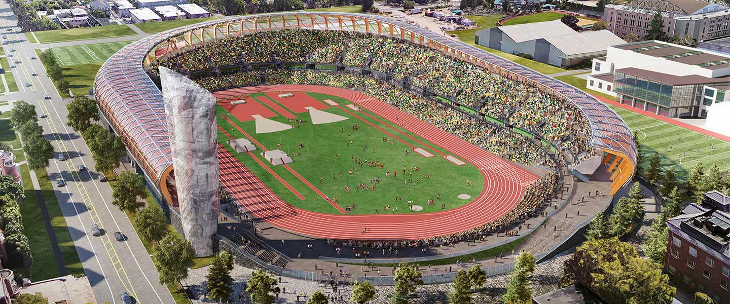 Hayward Field Renovation University of Oregon