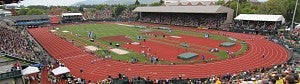 Panorama of Hayward Field during the 2016 US Olympic Trials