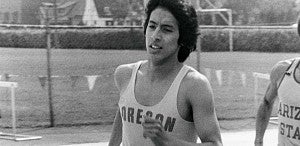 Rudy Chapa during a 1977 race at Hayward Field Rudy Chapa during a 1977 race at Hayward Field