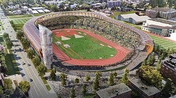 Rendering of Hayward Field Rendering of Hayward Field