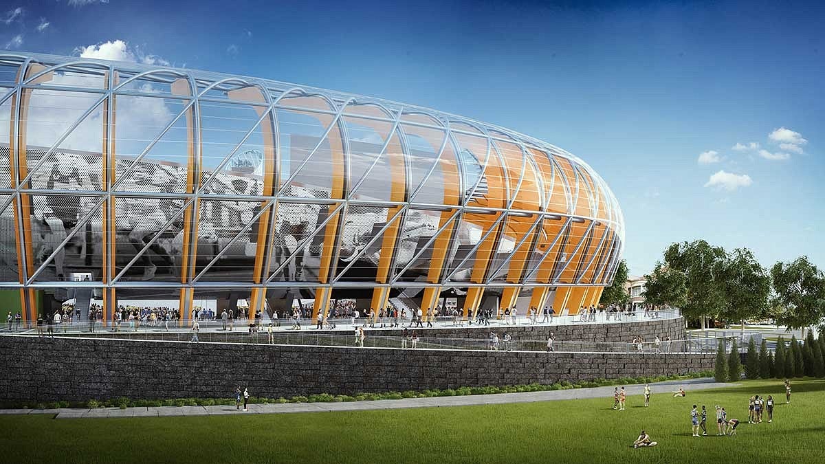 Rendering of the south side of Hayward Field